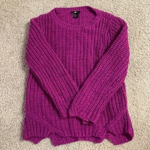 H&M purple sweater